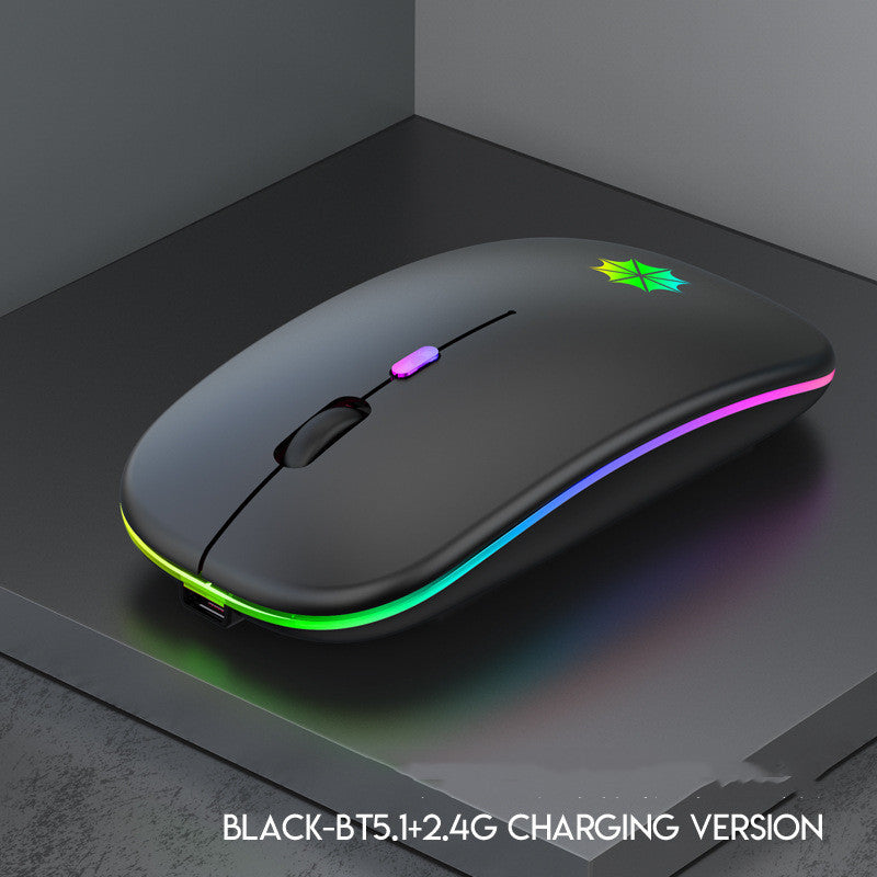 Silent Laptop Gaming Mouse Rechargeable