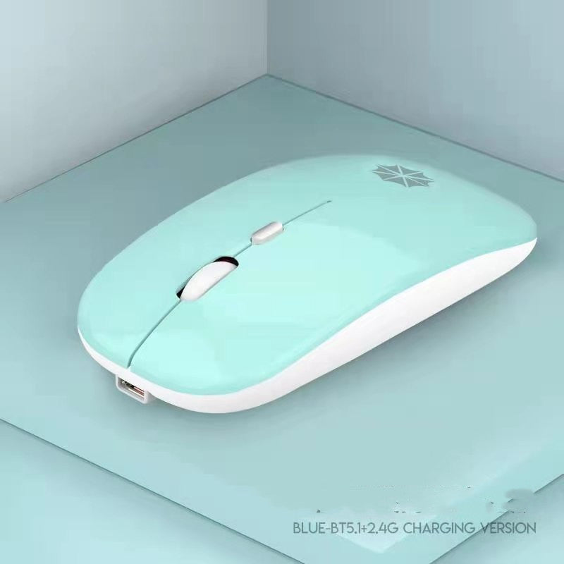 Silent Laptop Gaming Mouse Rechargeable